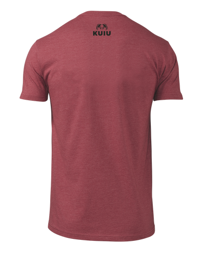 KUIU Topo Here to Hunt T-Shirt | Cardinal