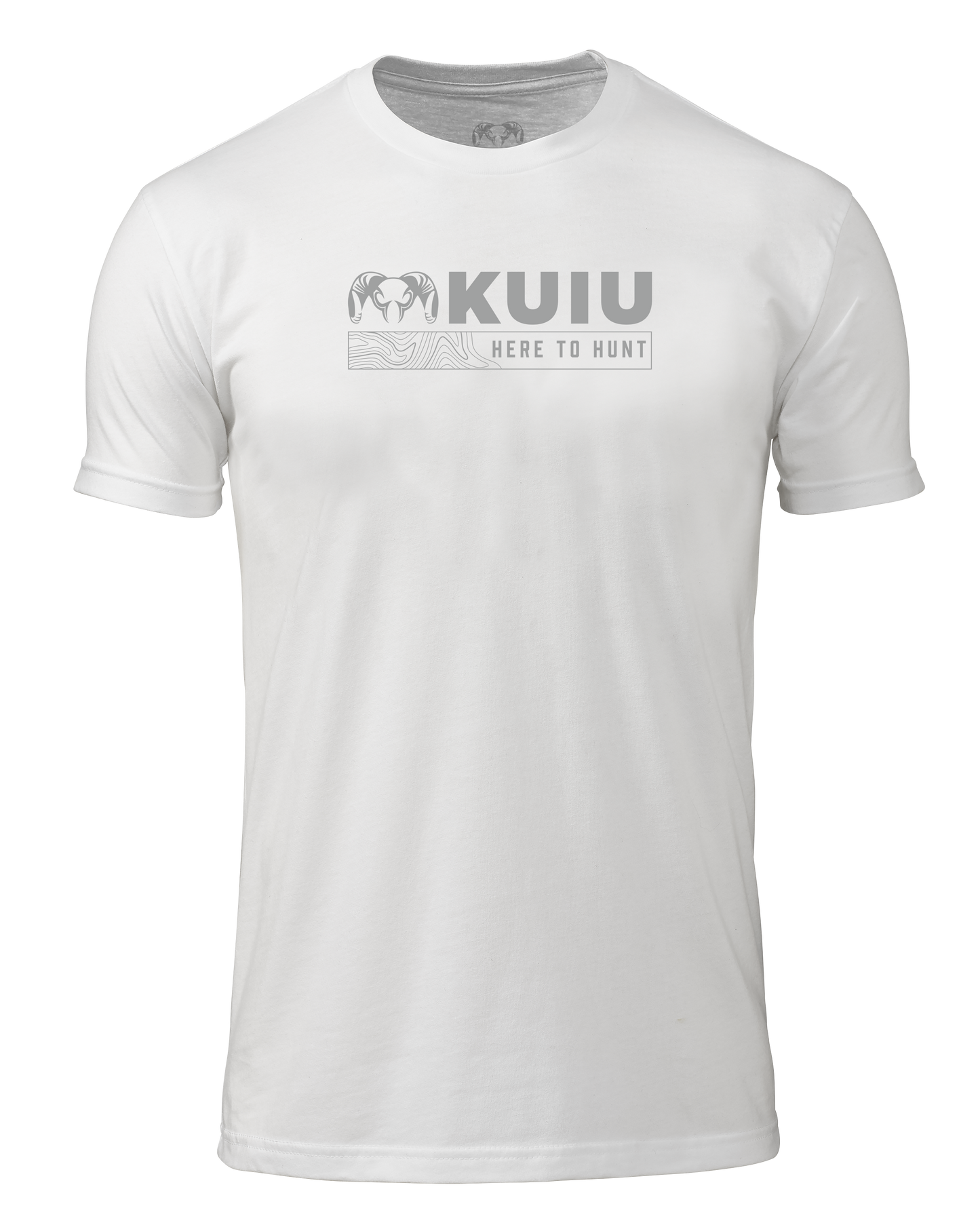KUIU Topo Here to Hunt T-Shirt | White