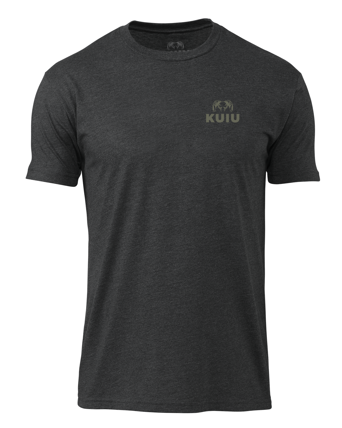KUIU Here to Hunt Back Logo T-Shirt | Charcoal