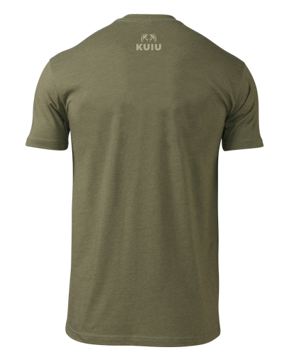 KUIU Gritstone Logo T-Shirt | Military Green