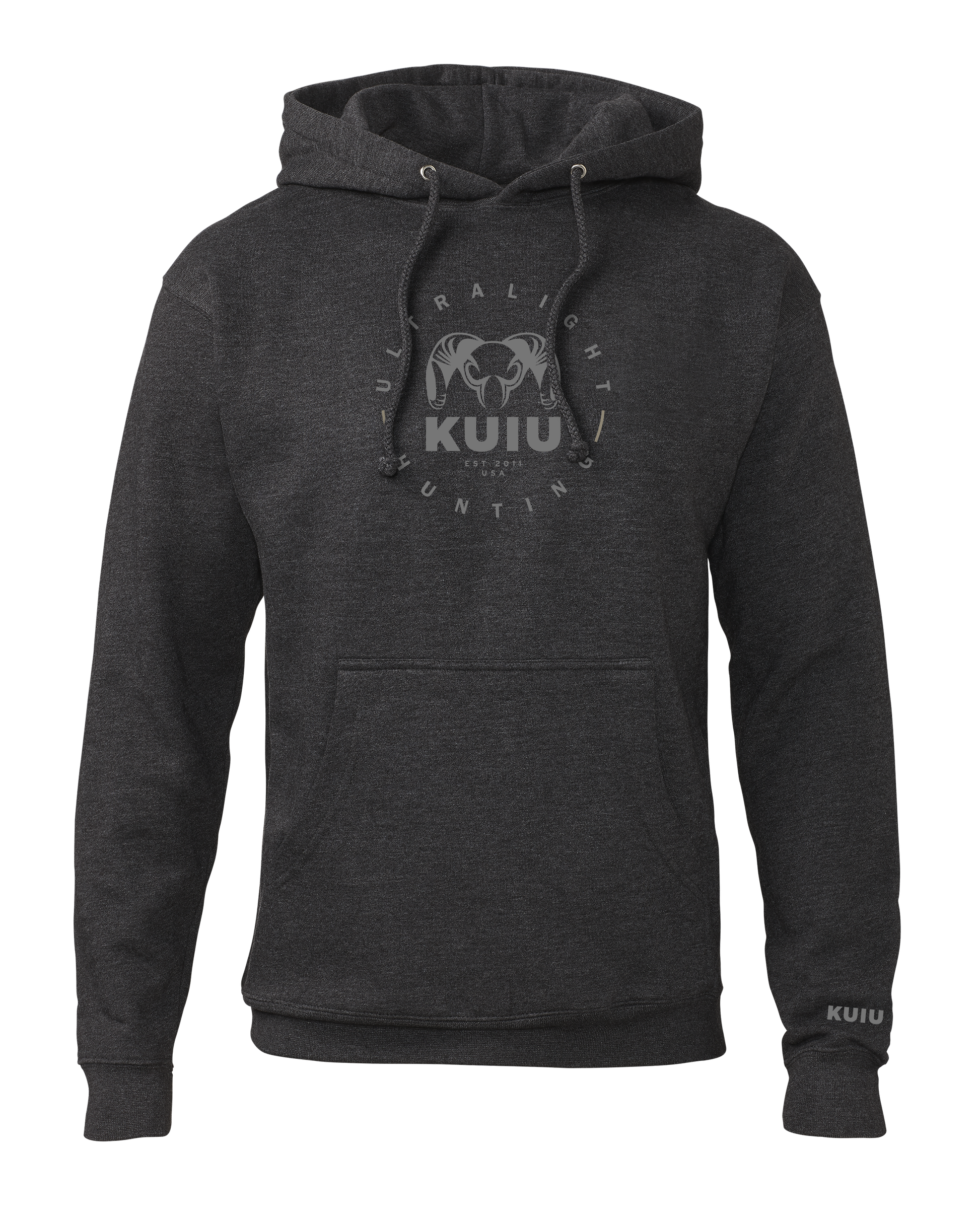 KUIU Ultralight Hunting Circle Hoodie | Charcoal
