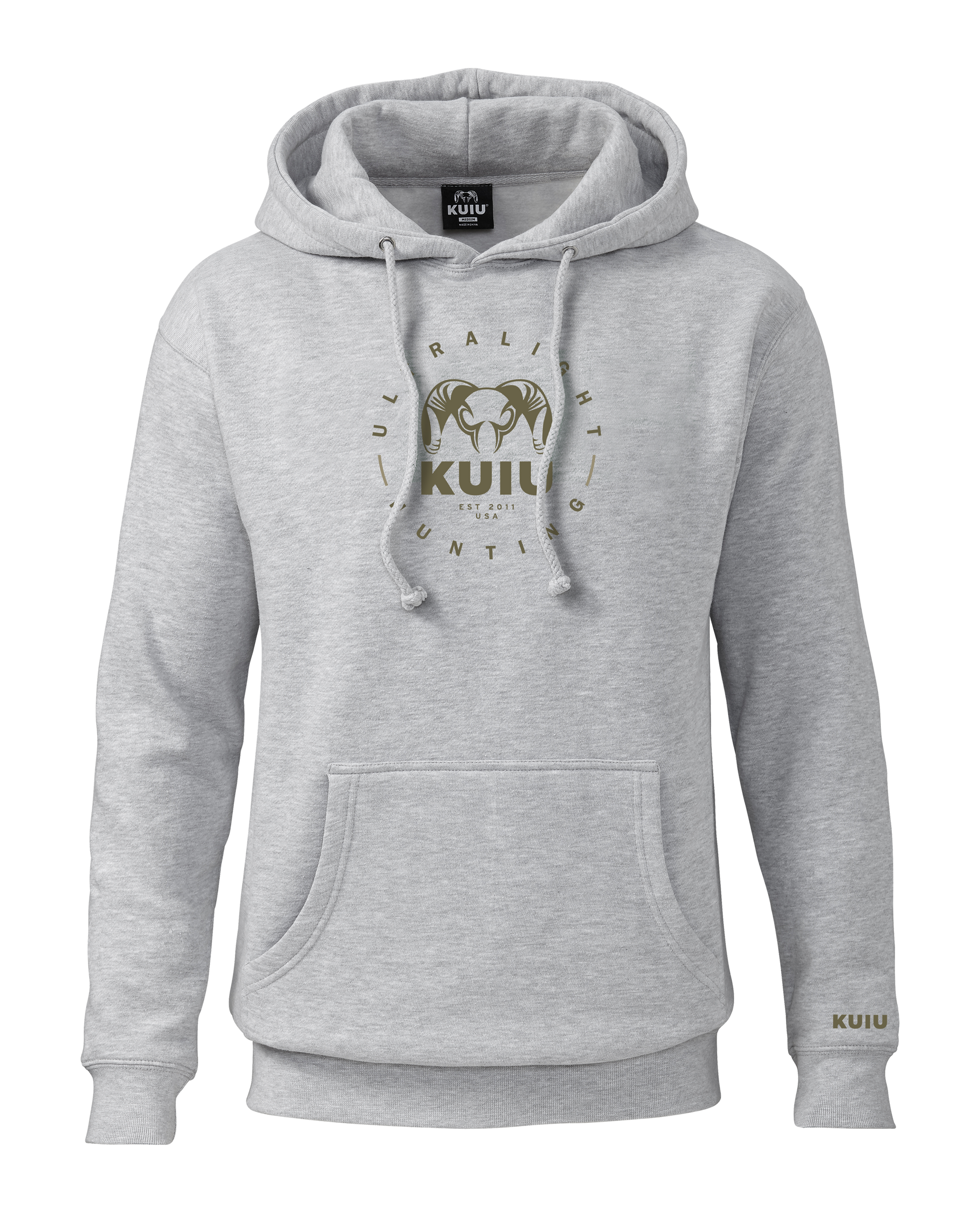 Outlet KUIU Ultralight Hunting Circle Hoodie | Heather Grey