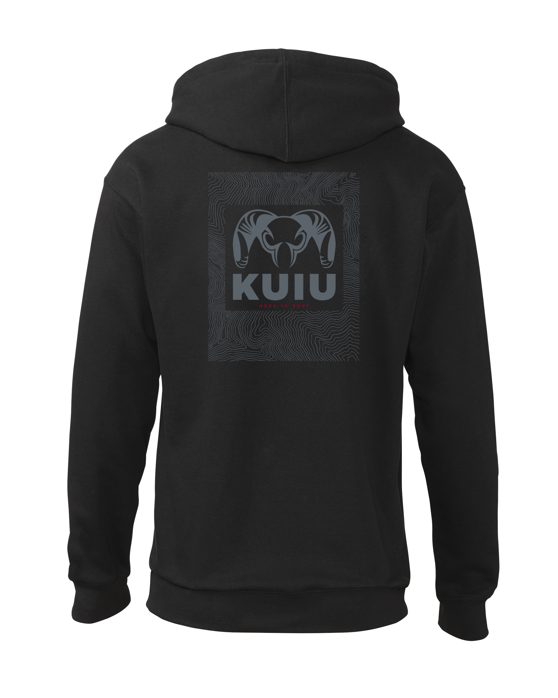 KUIU Topo Back Logo Hoodie | Black