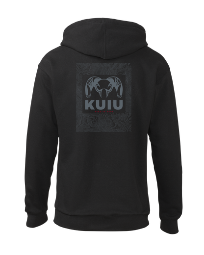 KUIU Topo Back Logo Hoodie | Black