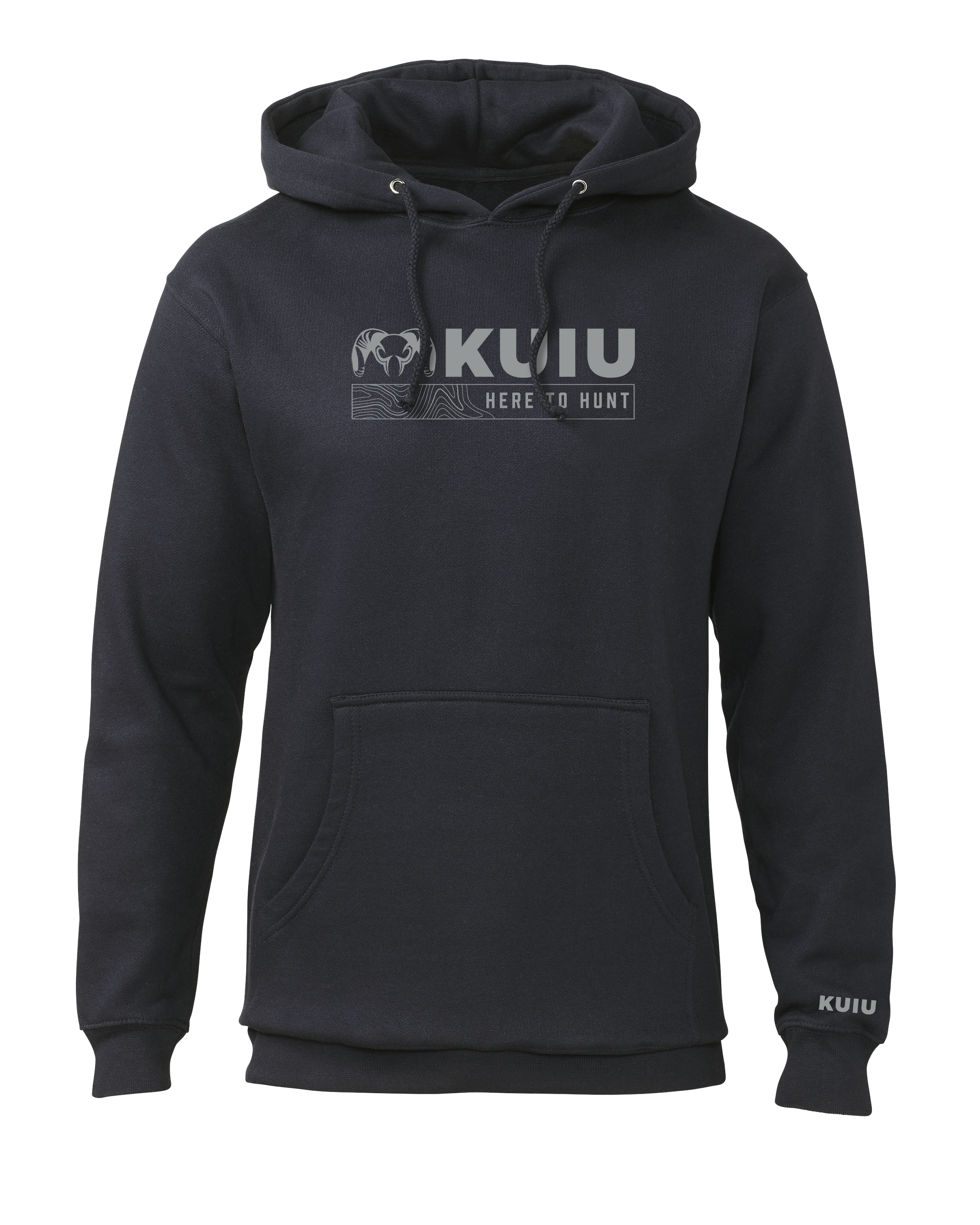 KUIU Topo Here to Hunt Hoodie | Navy