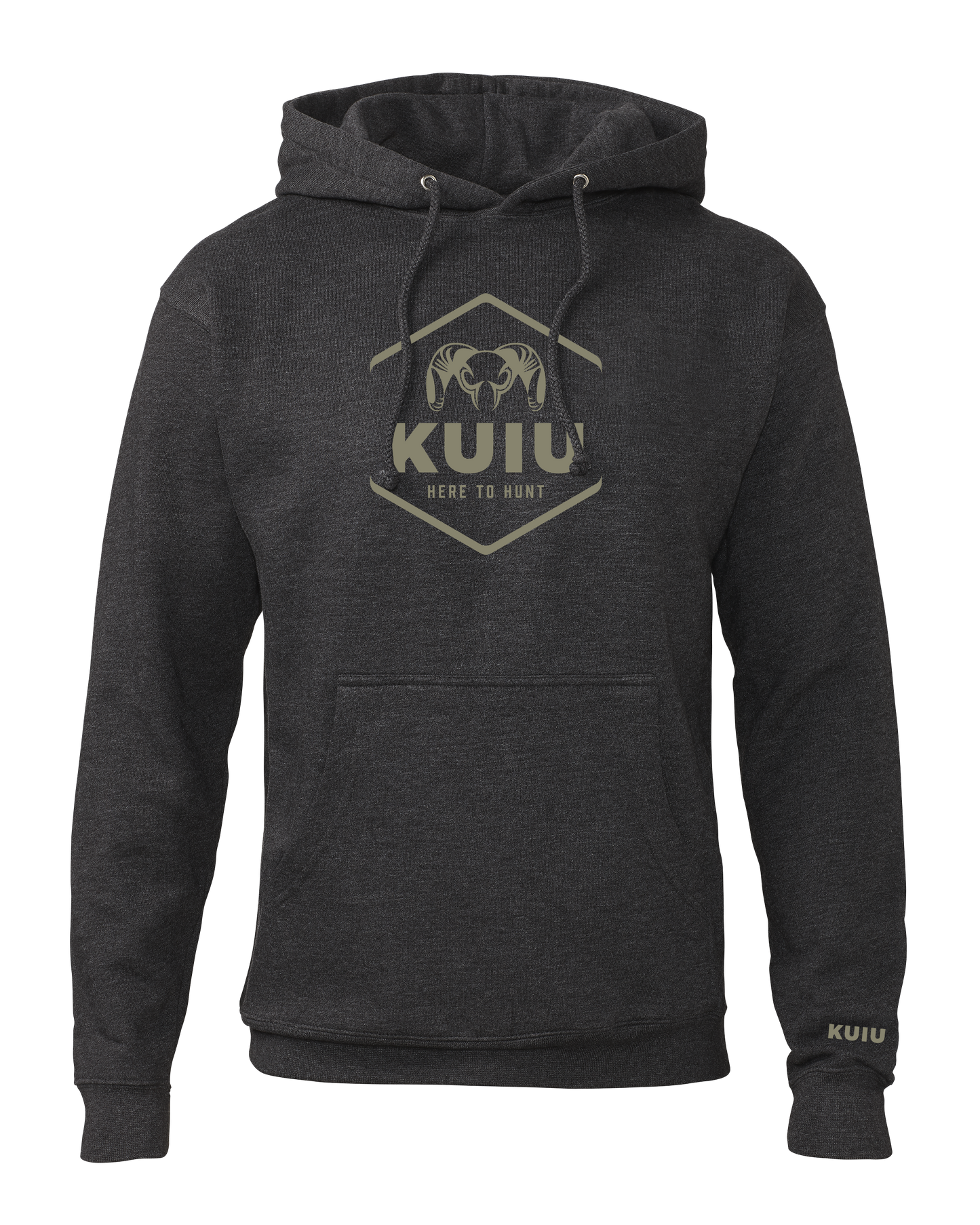 KUIU Stacked Here to Hunt Hoodie | Charcoal
