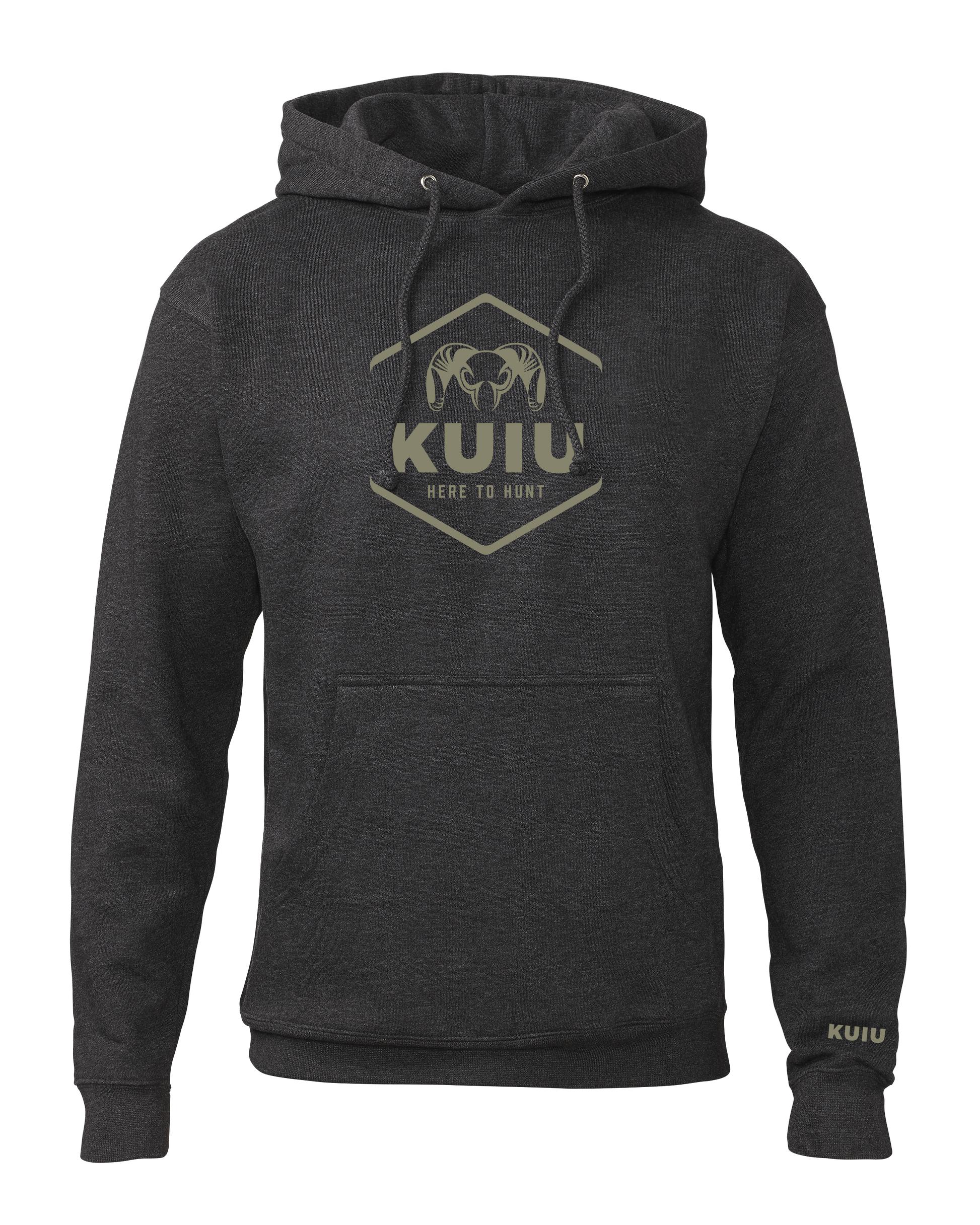 KUIU Stacked Here to Hunt Hoodie | Charcoal