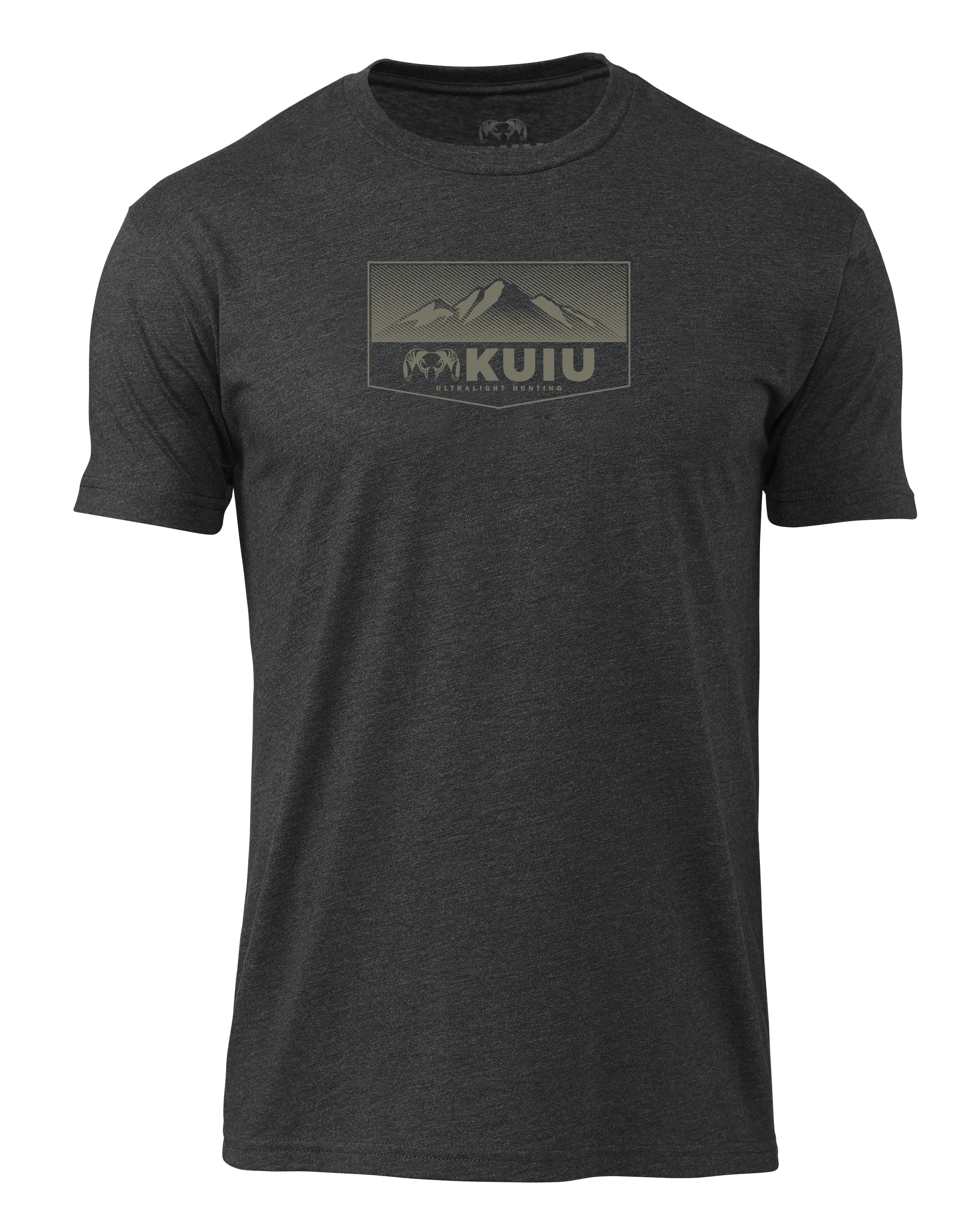 KUIU Ultralight Mountain Logo T-Shirt | Charcoal