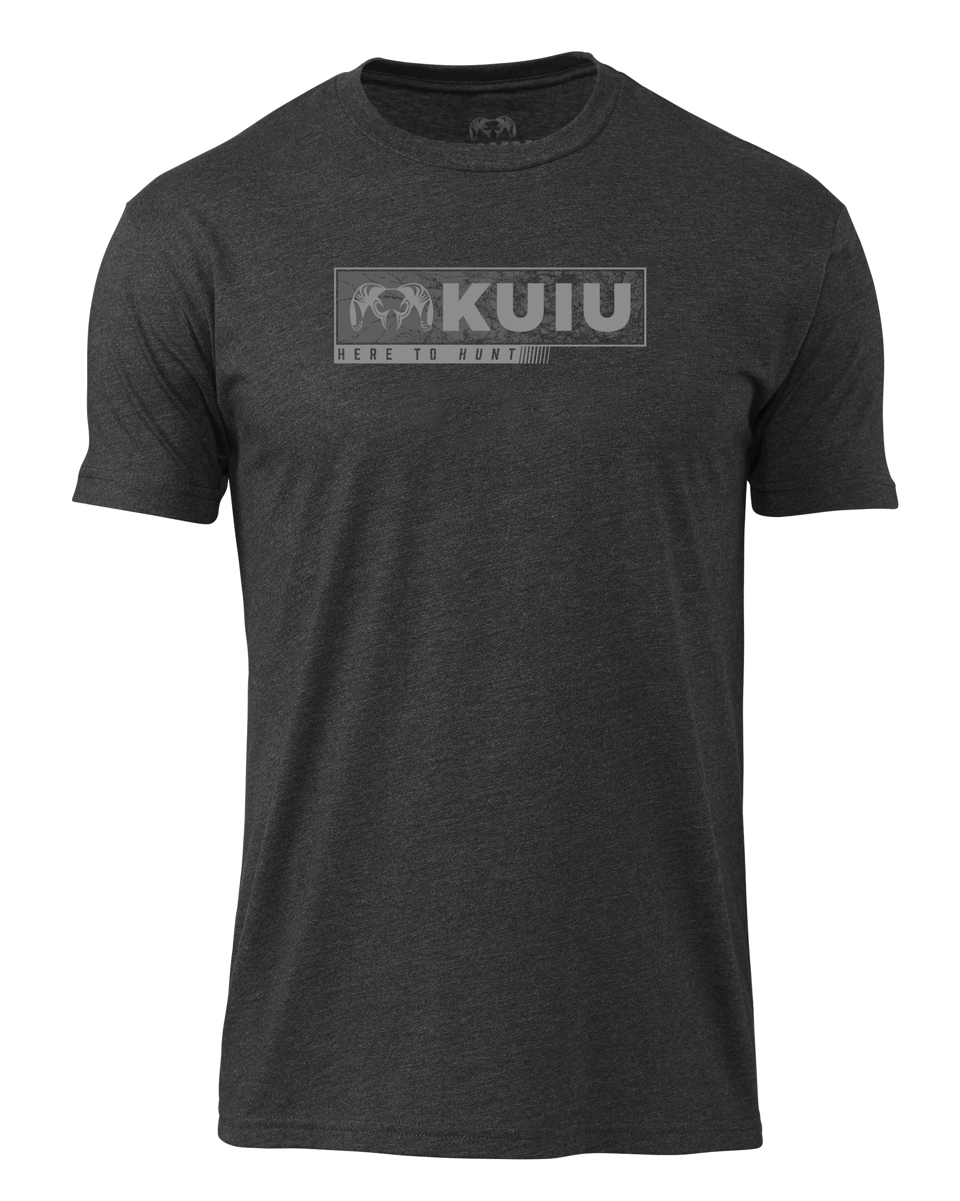 KUIU Here to Hunt Gritstone T-Shirt | Charcoal
