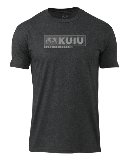 KUIU Here to Hunt Gritstone T-Shirt | Charcoal