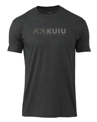 KUIU Here to Hunt Logo T-Shirt | Charcoal