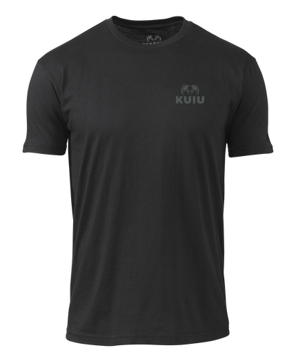 KUIU Vertical Flag Logo T-Shirt | Black