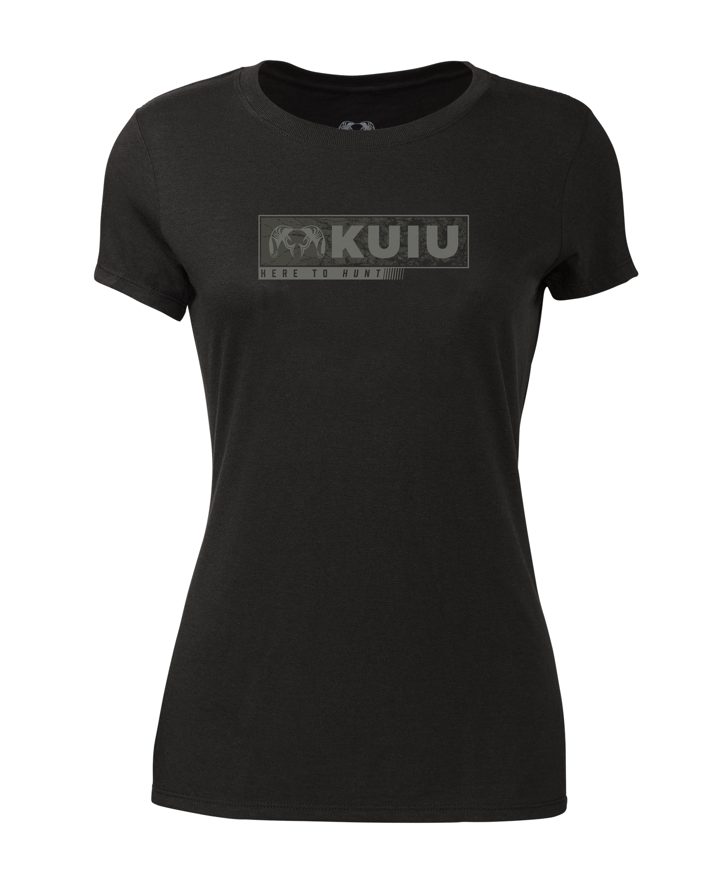 Women's Here to Hunt Gritstone T-Shirt | Black