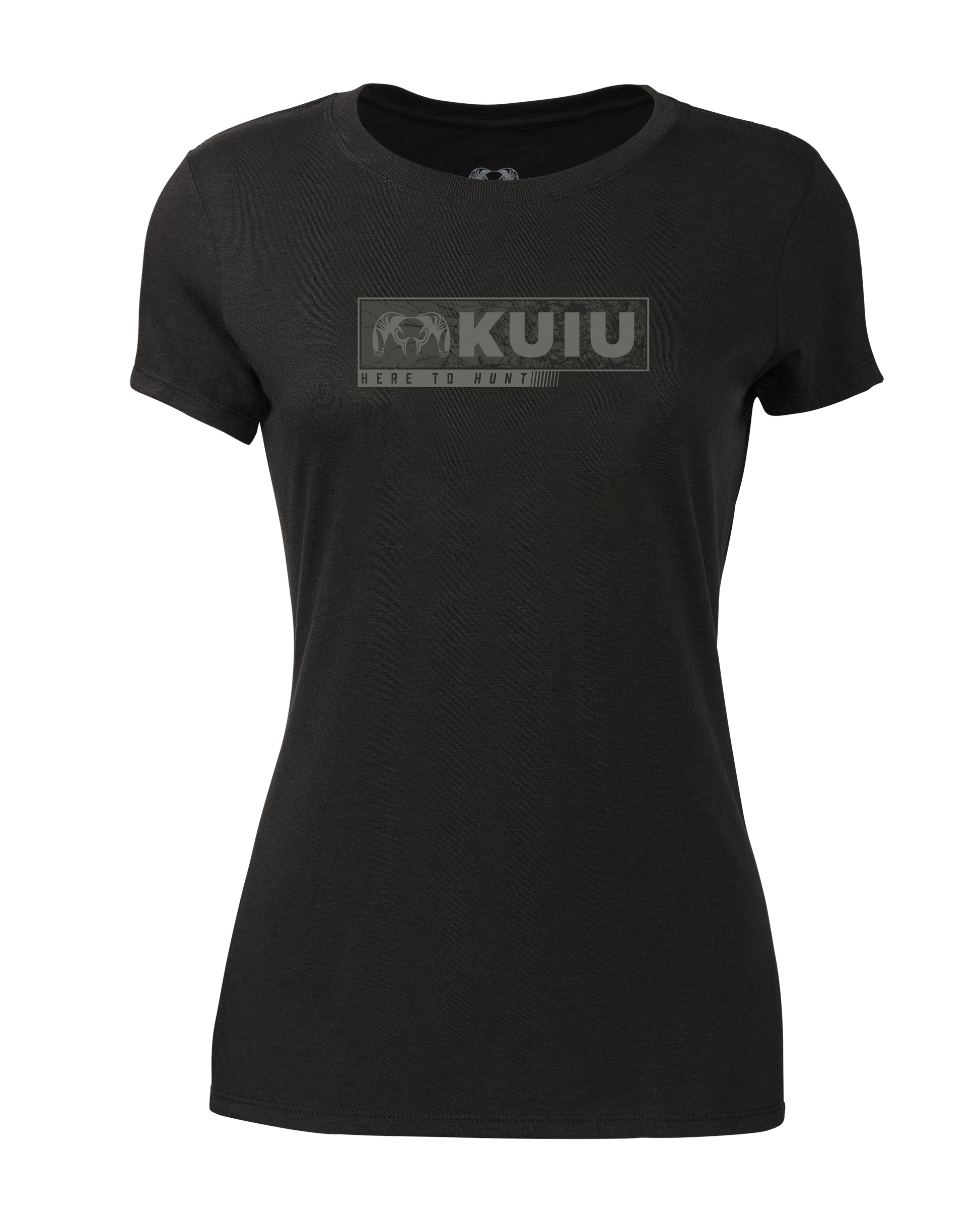 Women's Here to Hunt Gritstone T-Shirt | Black