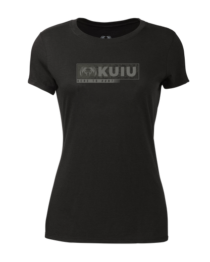 Women's Here to Hunt Gritstone T-Shirt | Black