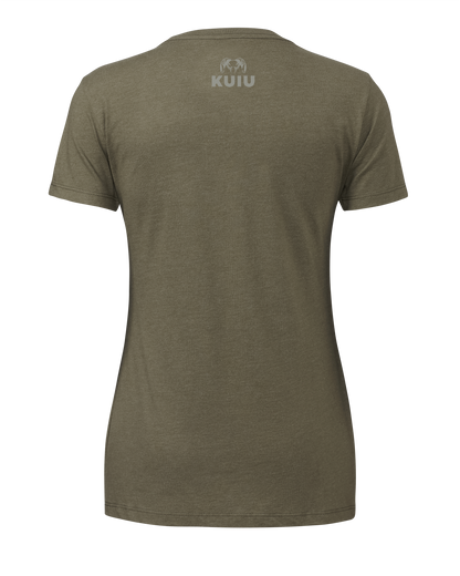 Women's Here to Hunt Gritstone T-Shirt | Military Green