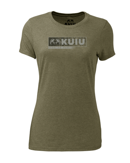 Women's Here to Hunt Gritstone T-Shirt | Military Green