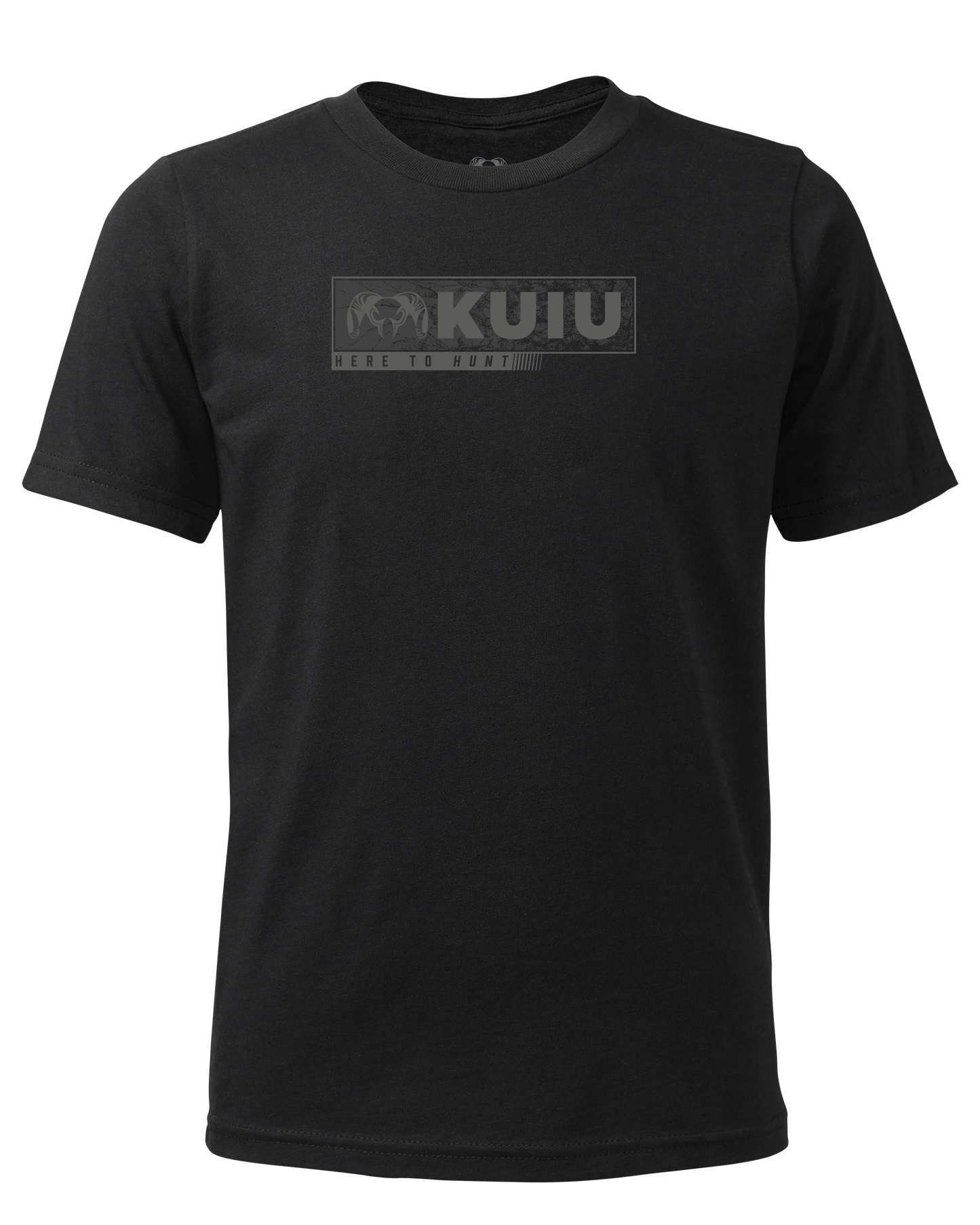 Youth Here to Hunt Gritstone T-Shirt | Black