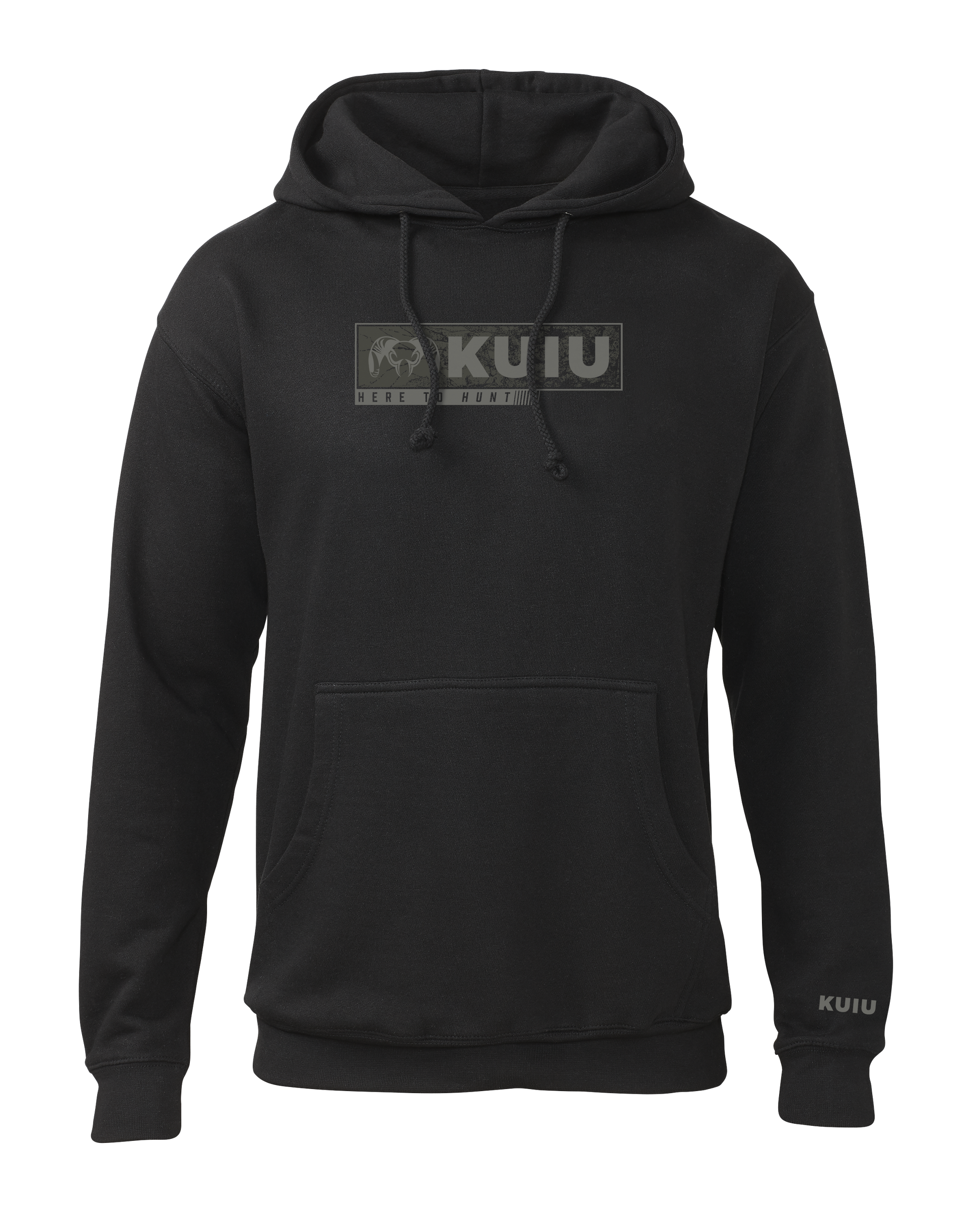 KUIU Here to Hunt Gritstone Hoodie | Black