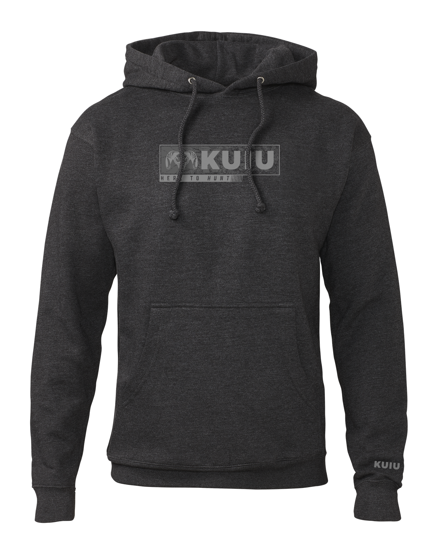 KUIU Here to Hunt Gritstone Hoodie | Charcoal