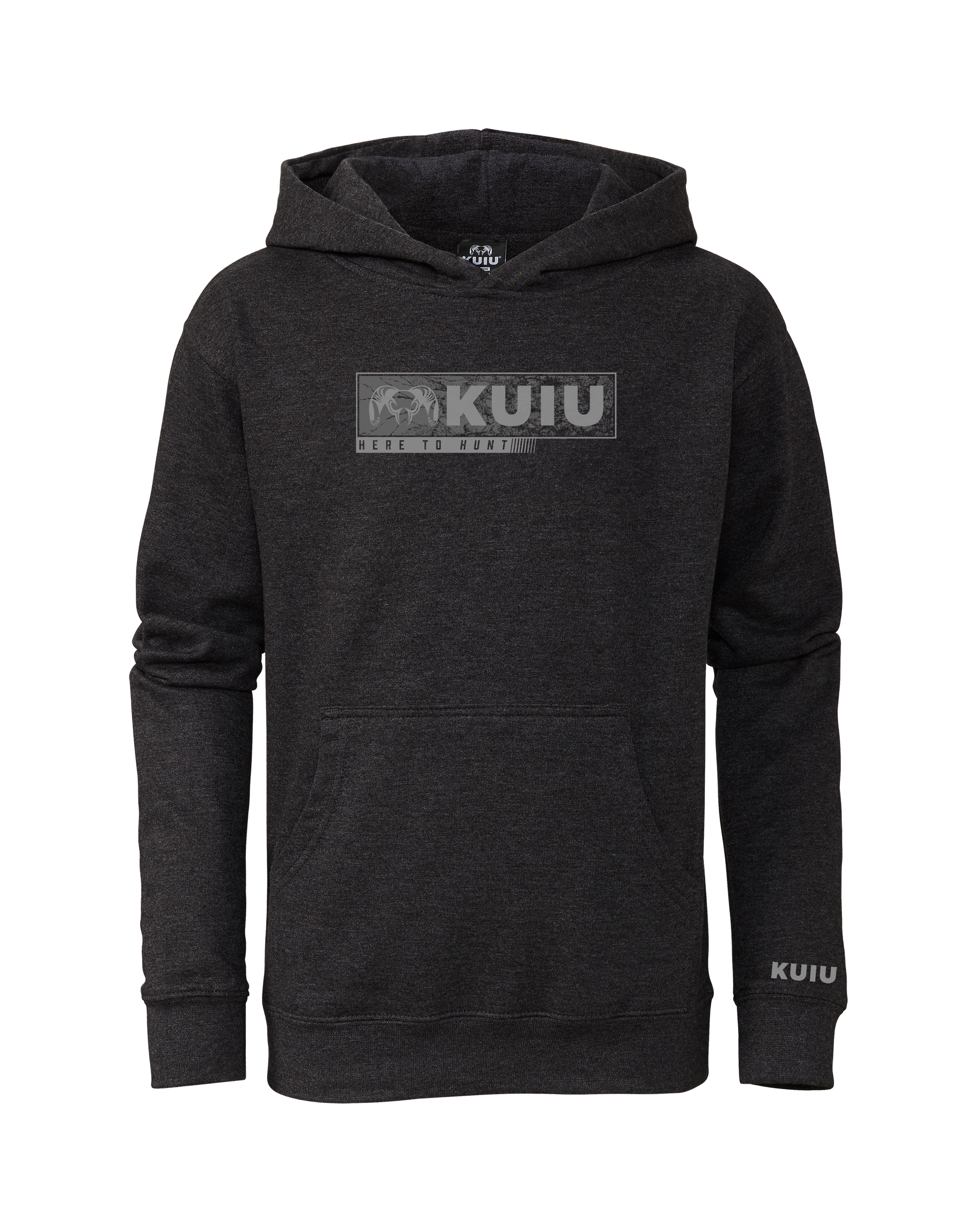 Youth Here to Hunt Gritstone Hoodie | Charcoal