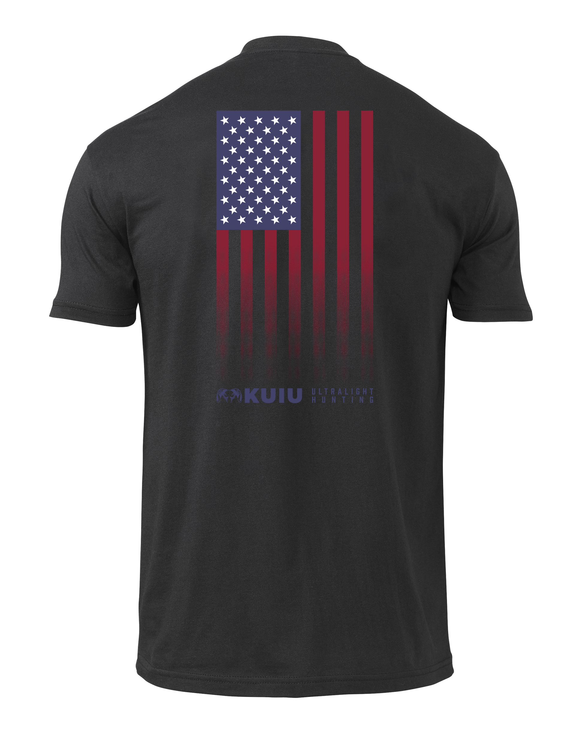 KUIU Vertical Flag Fade T-Shirt | Black