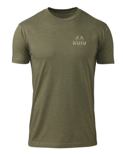 KUIU Here to Hunt Patch T-Shirt | Military Green
