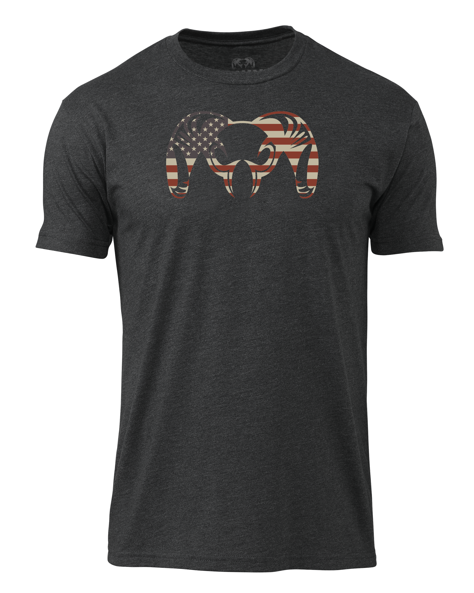 KUIU Solid Patriotic Ram T-Shirt | Charcoal