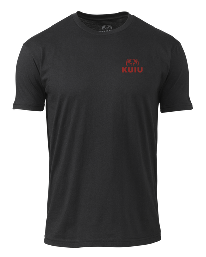 KUIU Retro Flag Fade T-Shirt | Black