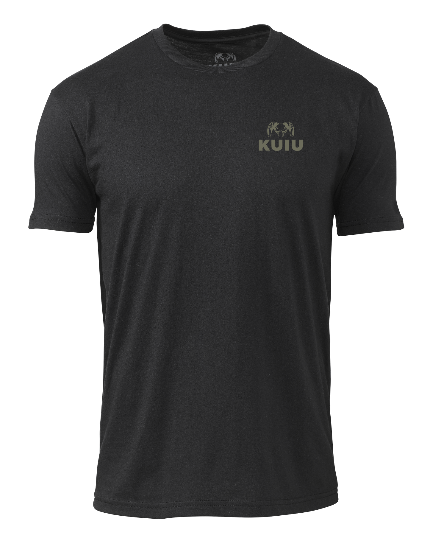 KUIU Solid Flag Fade T-Shirt | Black