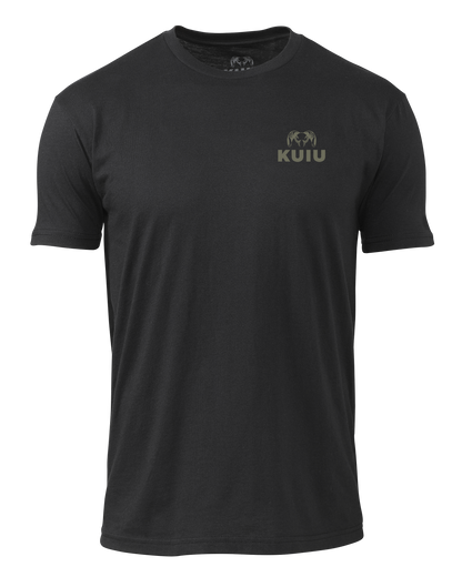 KUIU Solid Flag Fade T-Shirt | Black