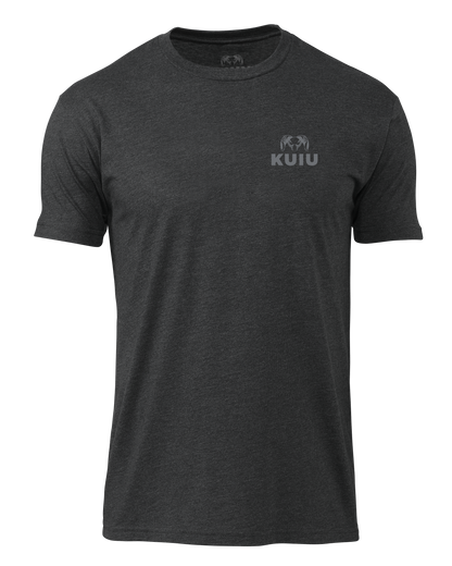 KUIU Solid Flag Fade T-Shirt | Charcoal