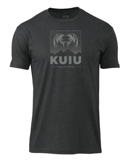 KUIU Topo Mountain T-Shirt | Charcoal