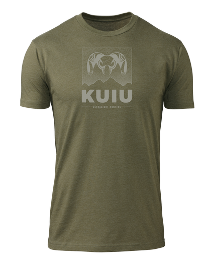 KUIU Topo Mountain T-Shirt | Military Green