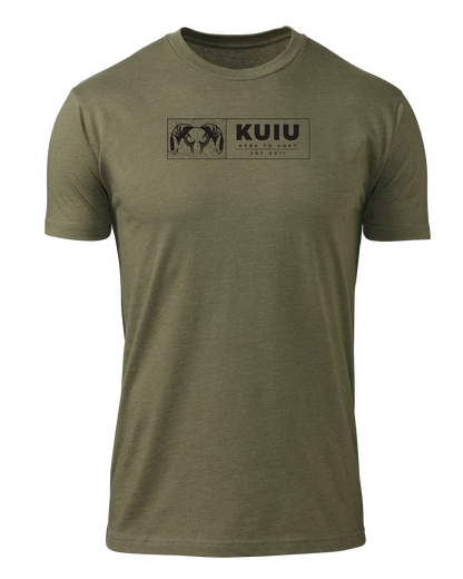 KUIU Topo Block T-Shirt | Military Green