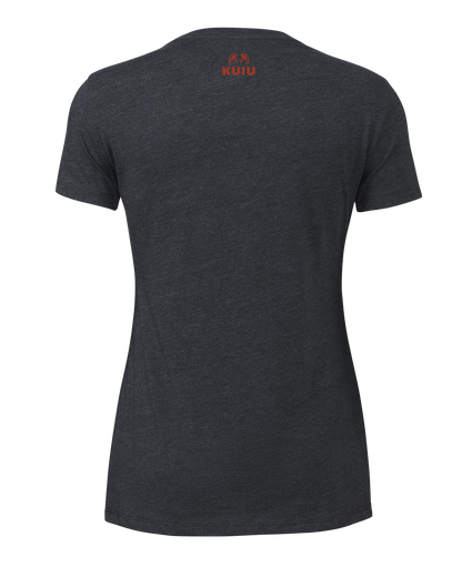 Women's Solid Patriotic Ram T-Shirt | Charcoal
