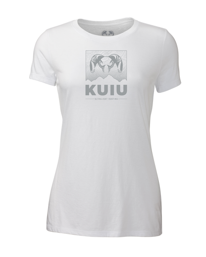 Women's Topo Mountain T-Shirt | White
