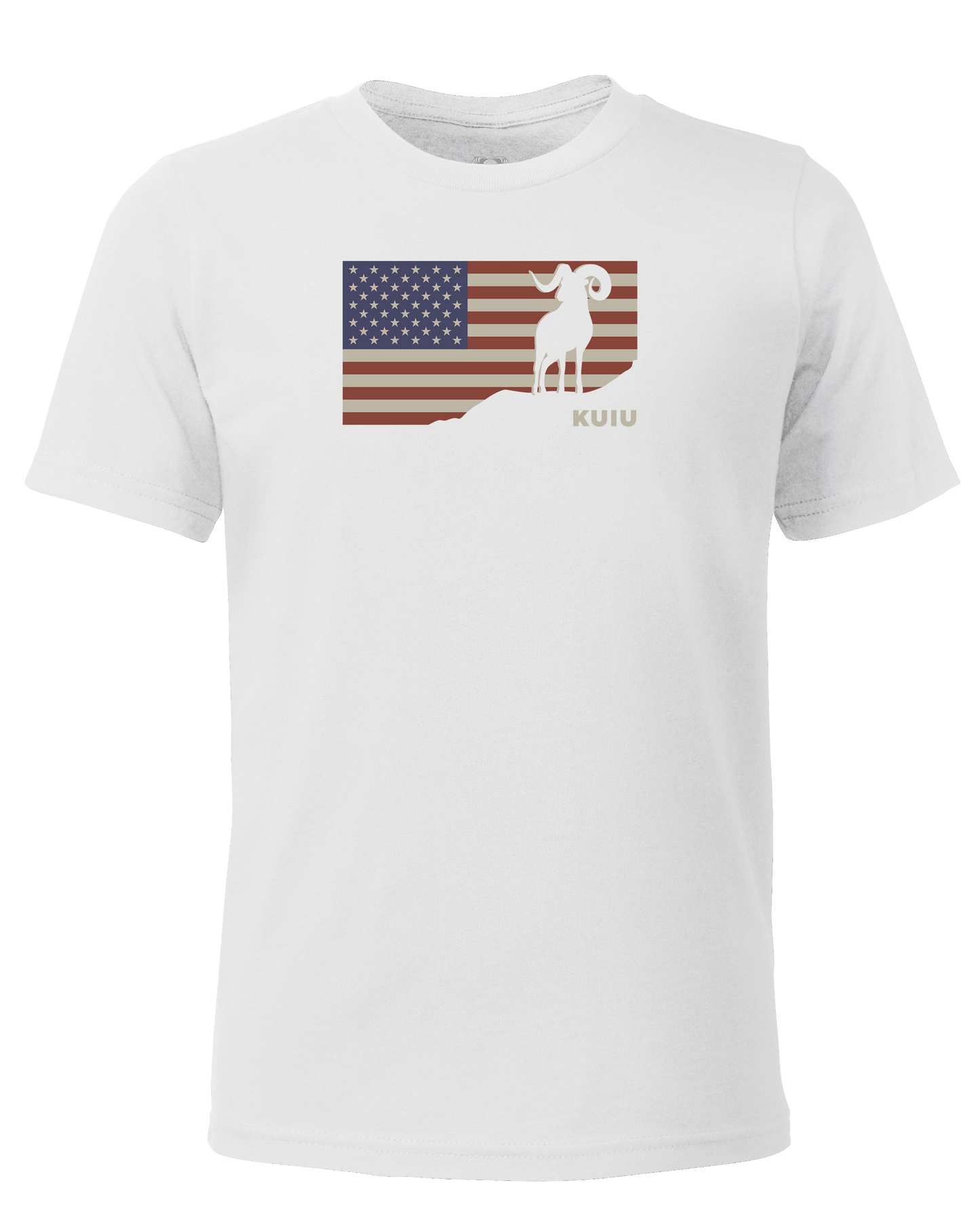 Youth Ram Flag T-Shirt | White