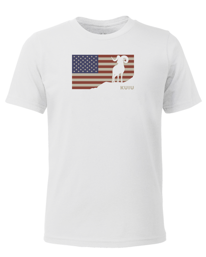 Youth Ram Flag T-Shirt | White