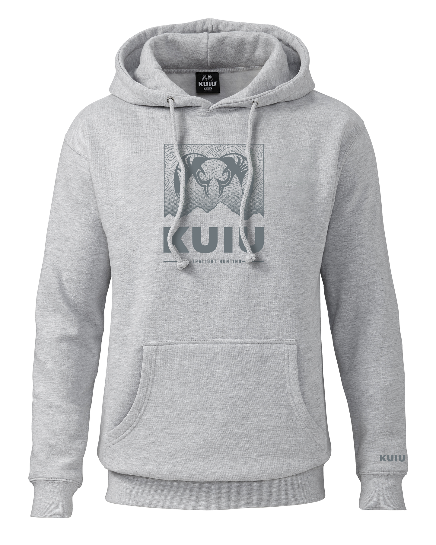 KUIU Topo Mountain Hoodie | Heather Grey