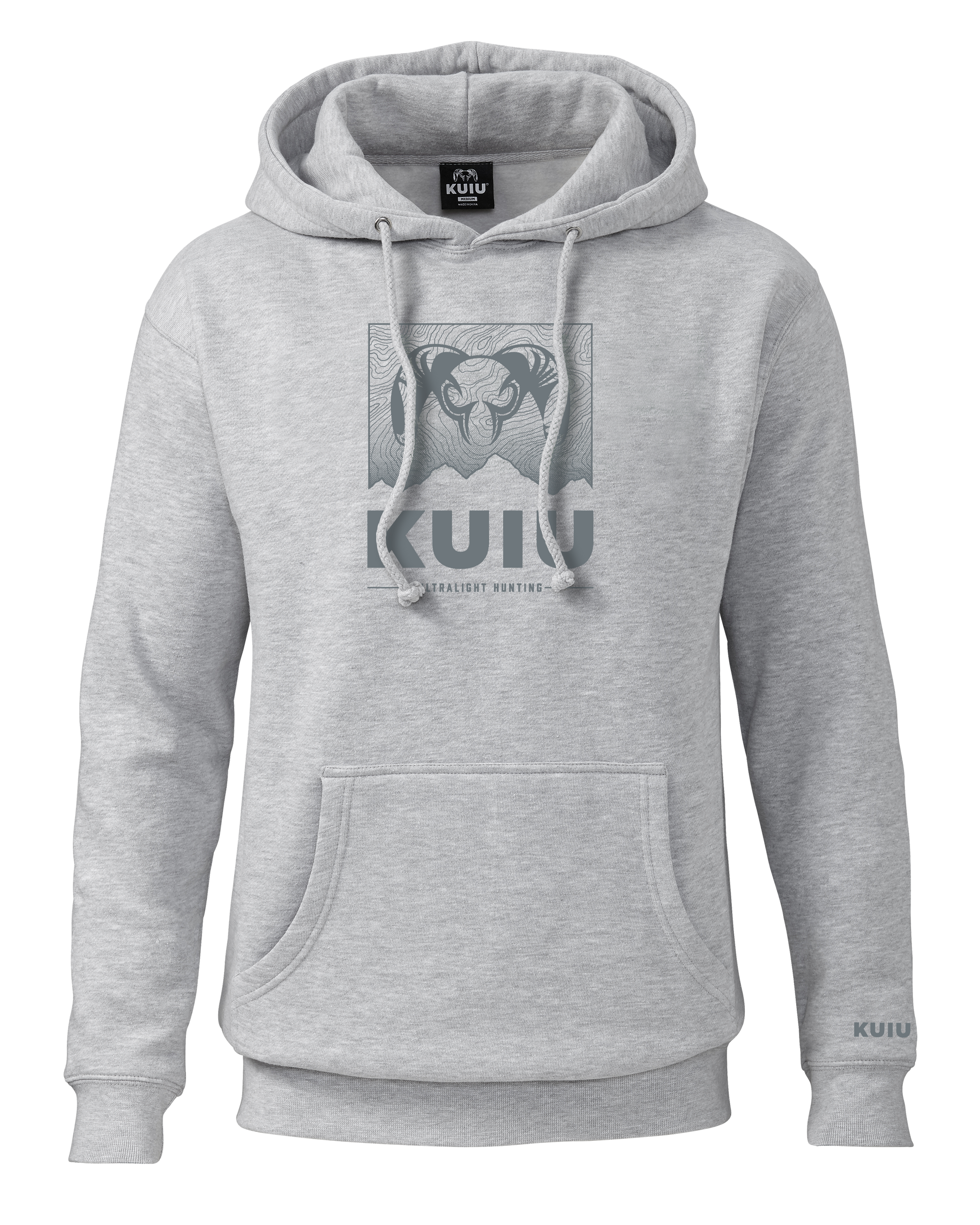 KUIU Topo Mountain Hoodie | Heather Grey