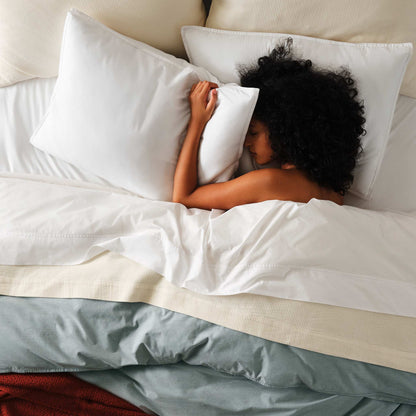 Set of 2 Washed Classic Percale Core Sheet Set Bundle