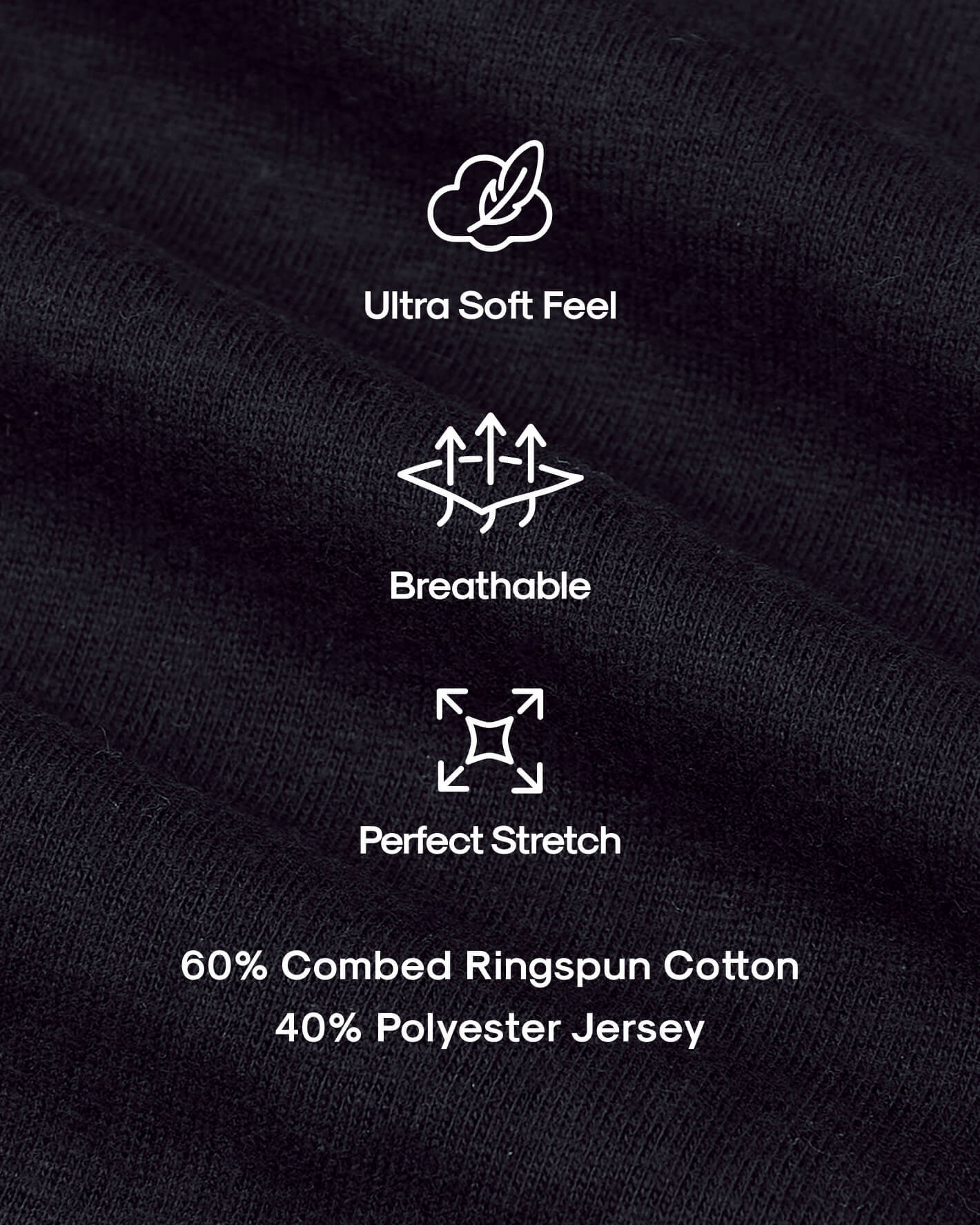 Black Classic Crew Neck 3-Pack