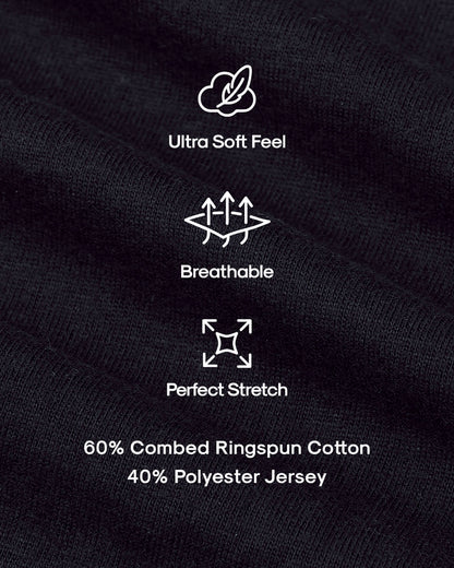Black Classic Crew Neck 3-Pack
