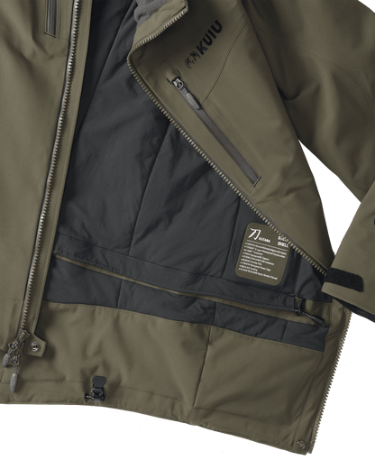 KUIU Kutana Gale Force Hooded Jacket | Ash