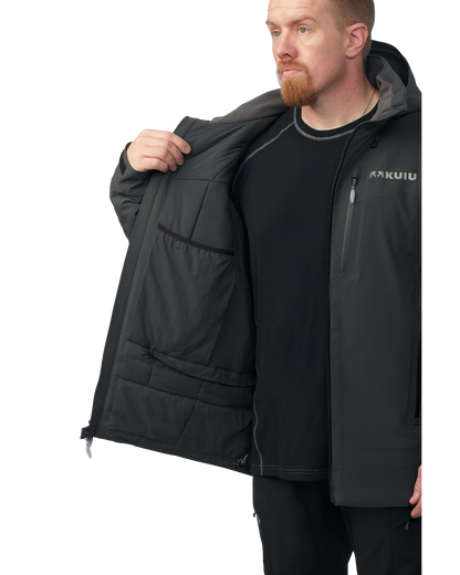 KUIU Kutana Gale Force Hooded Jacket | Gunmetal