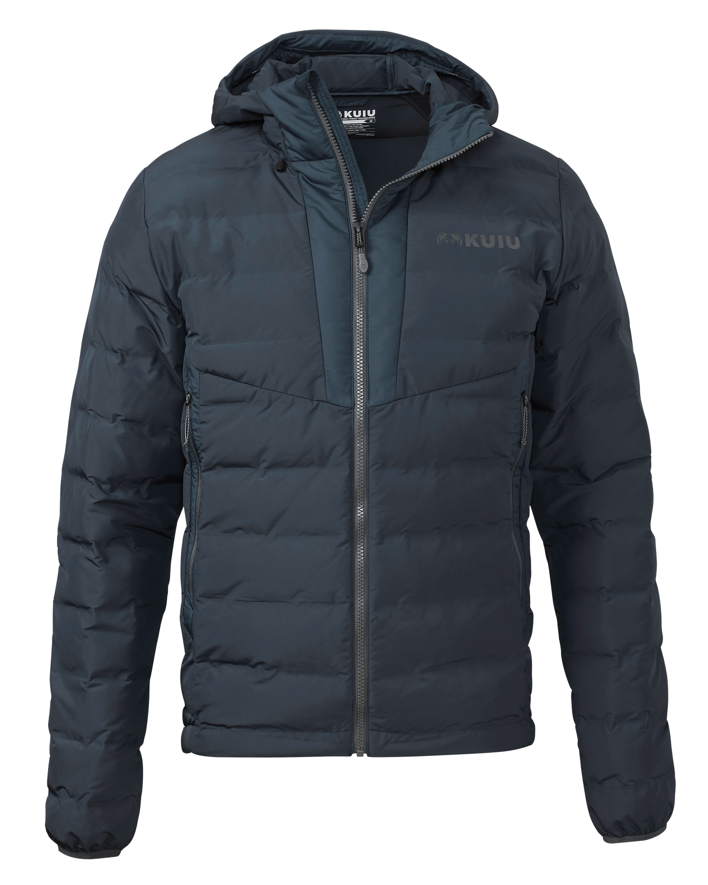 Outlet Elements Hooded Jacket | Steel Blue