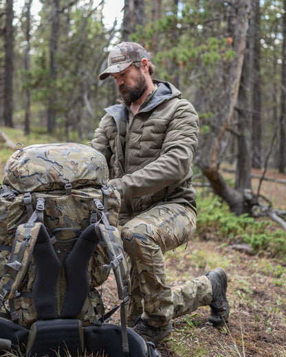 Axis Thermal Hybrid Hooded Jacket | Ash