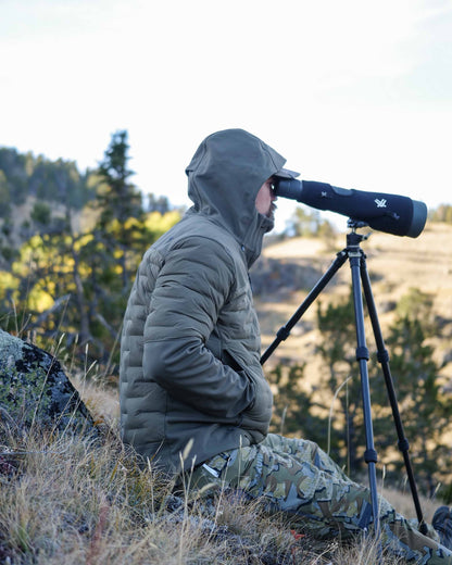 Axis Thermal Hybrid Hooded Jacket | Ash