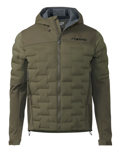 Axis Thermal Hybrid Hooded Jacket | Ash